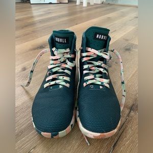 Women’s NOBULL high top trainers.